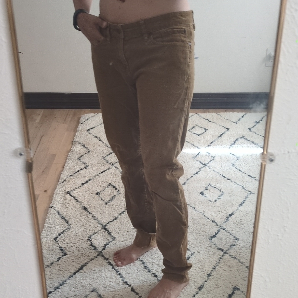 Prana Tan Corduroy Pants